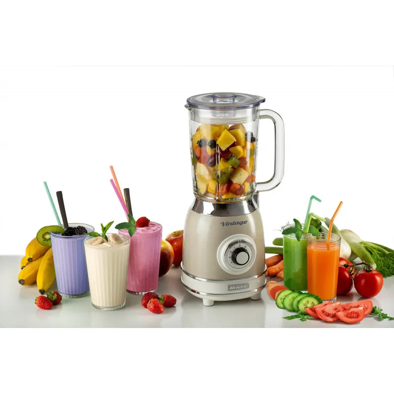 Blender with Glass Cup Vintage Beige