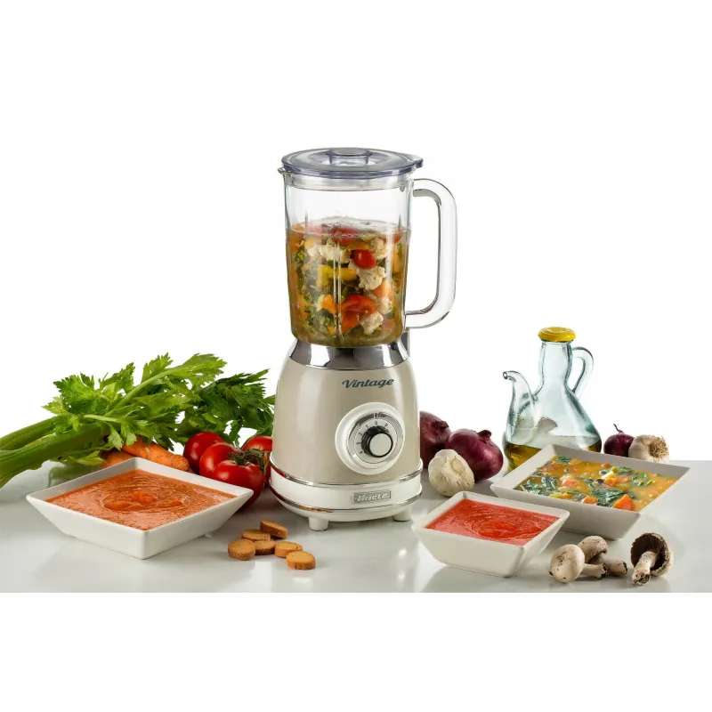 Blender with Glass Cup Vintage Beige