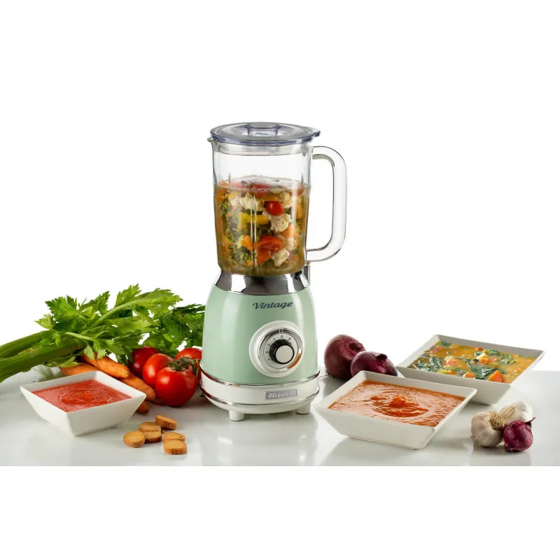 Blender with Glass Cup Vintage Green