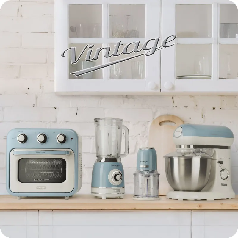 Kitchen Machine Vintage Blue